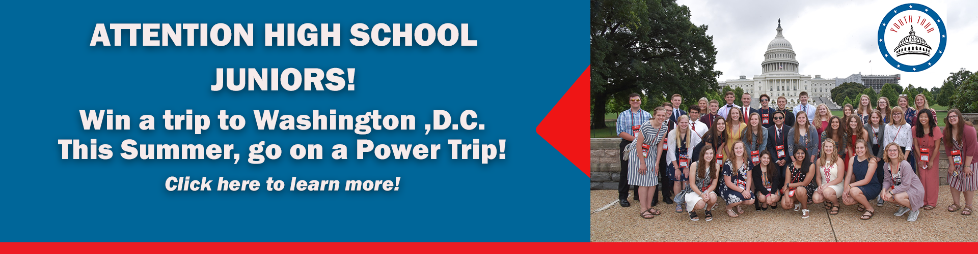 Click here to learn more about Electric Cooperative Youth Tour