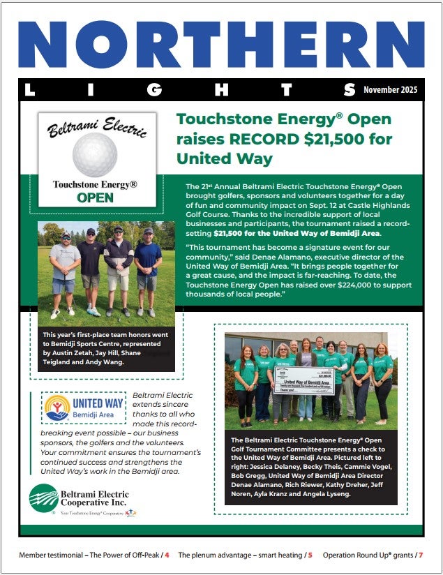 Download and read the November Northern Lights newletter