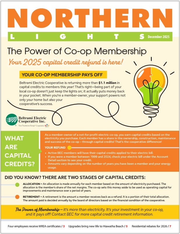 Download and read the December Northern Lights newletter