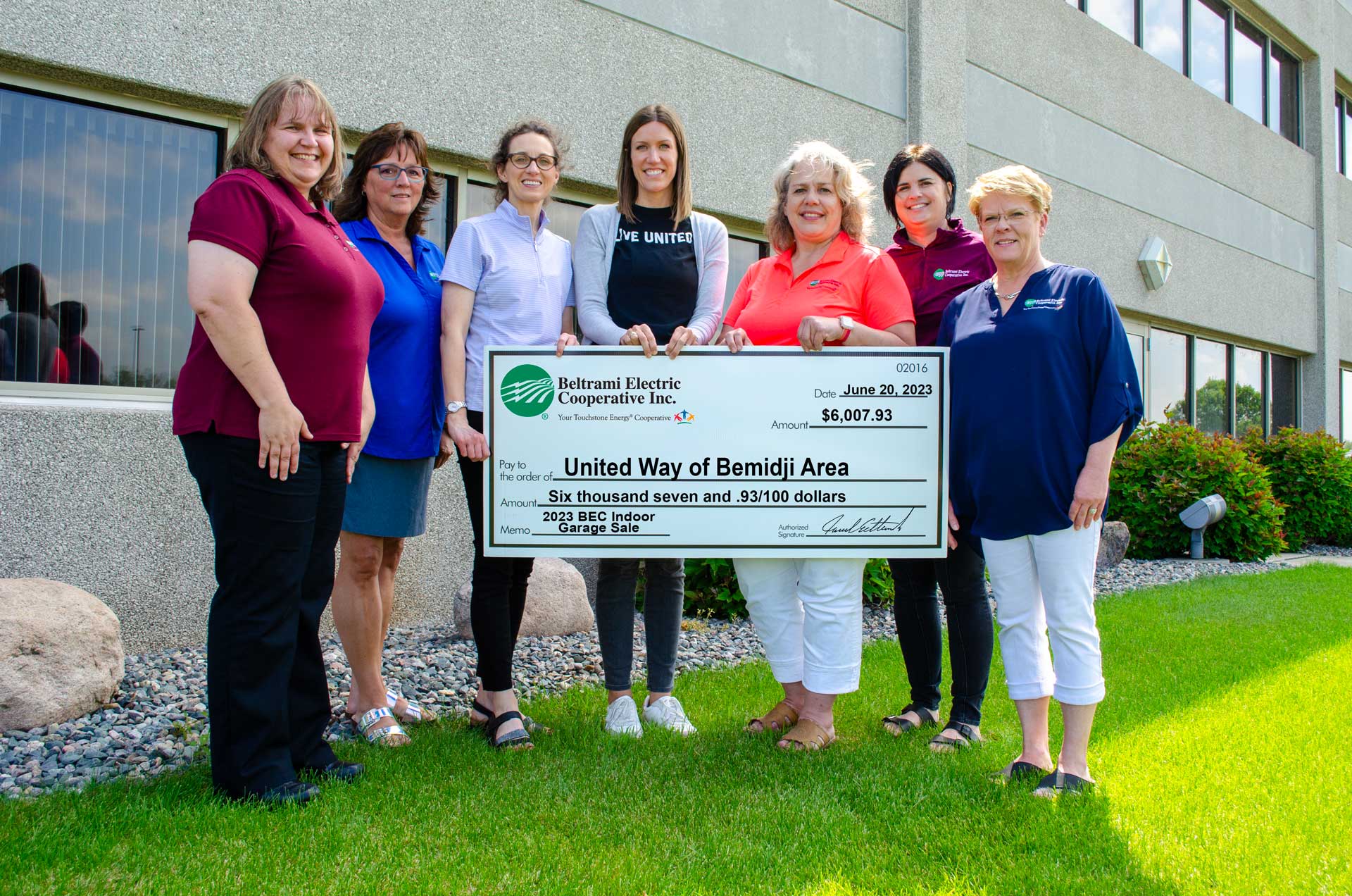 Beltrami Electric Indoor Garage Sale Raises more than 6,000 for United