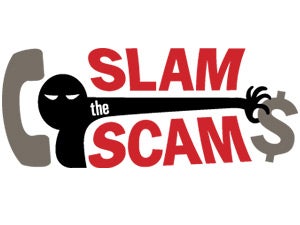 Slam the Scam Logo