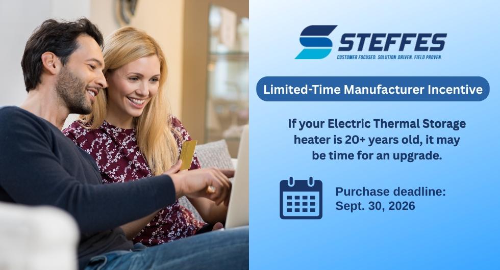 Steffes Manufacturer Incentive